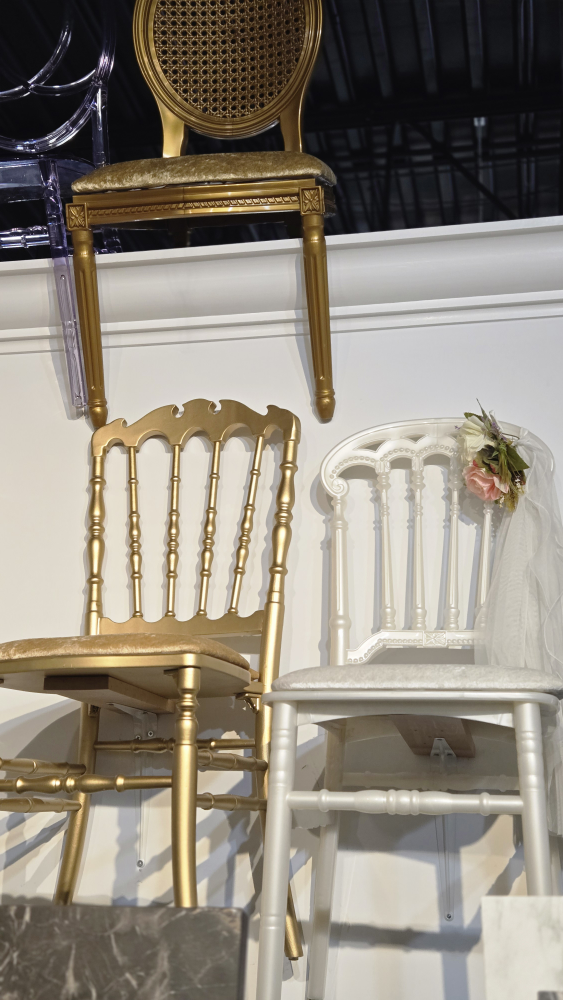 Plastic Chairs - Gold, Silver, White & Clear - photo 4