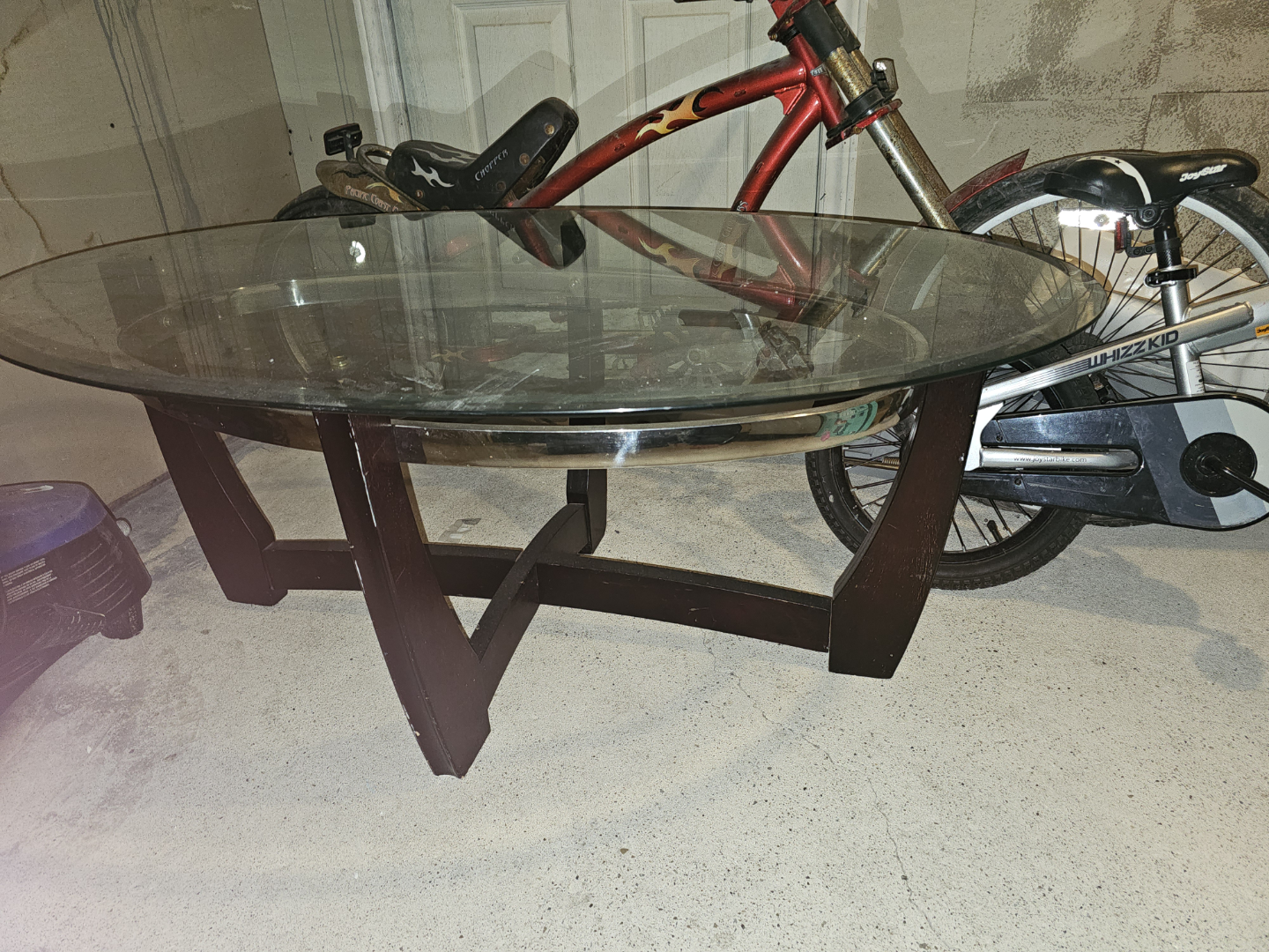 Oval Glass Top Coffee Table - photo 2