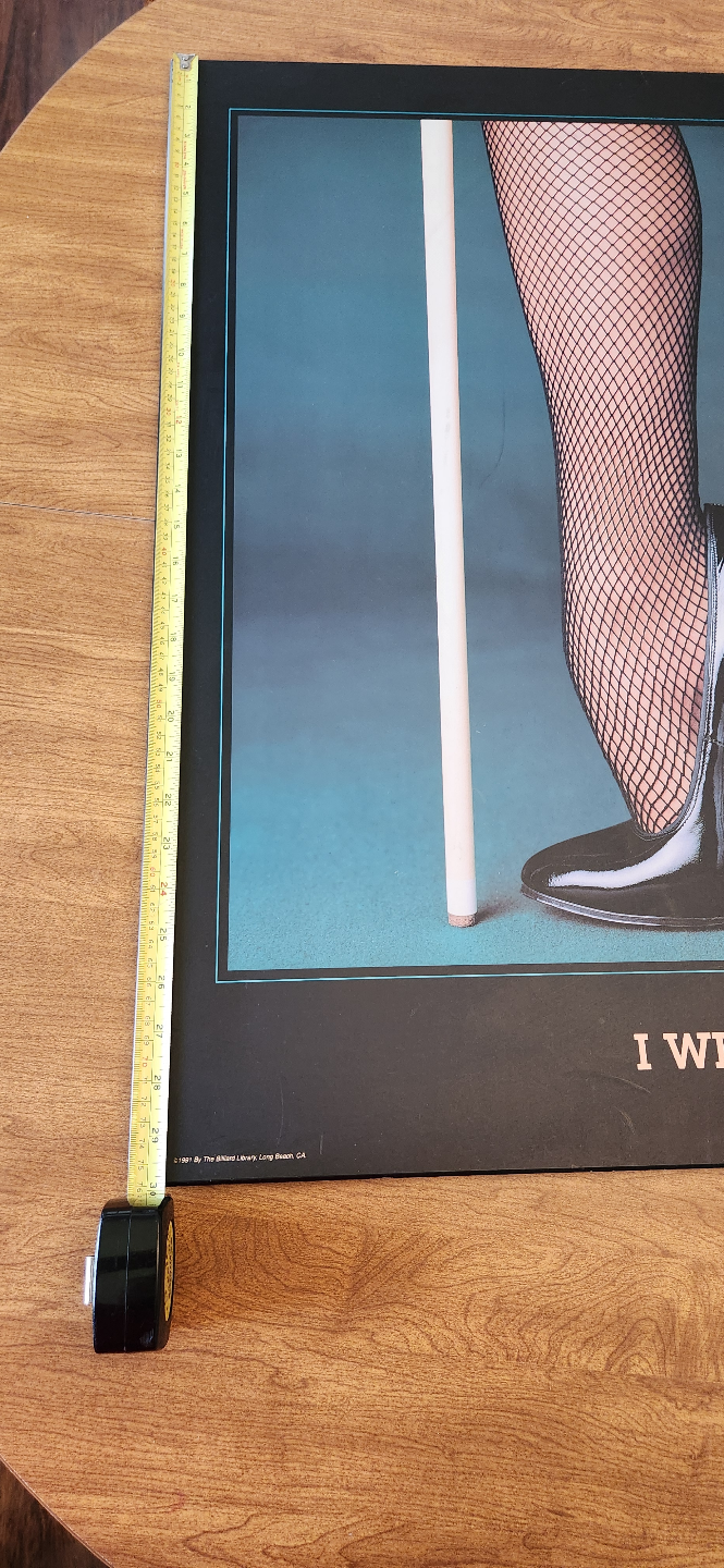 Vintage Billiards Poster - I Win! - photo 2