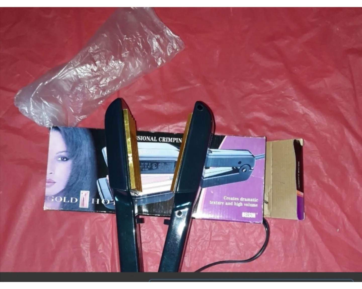 Belson Professional Crimping Iron - Gold Hot thumbnail