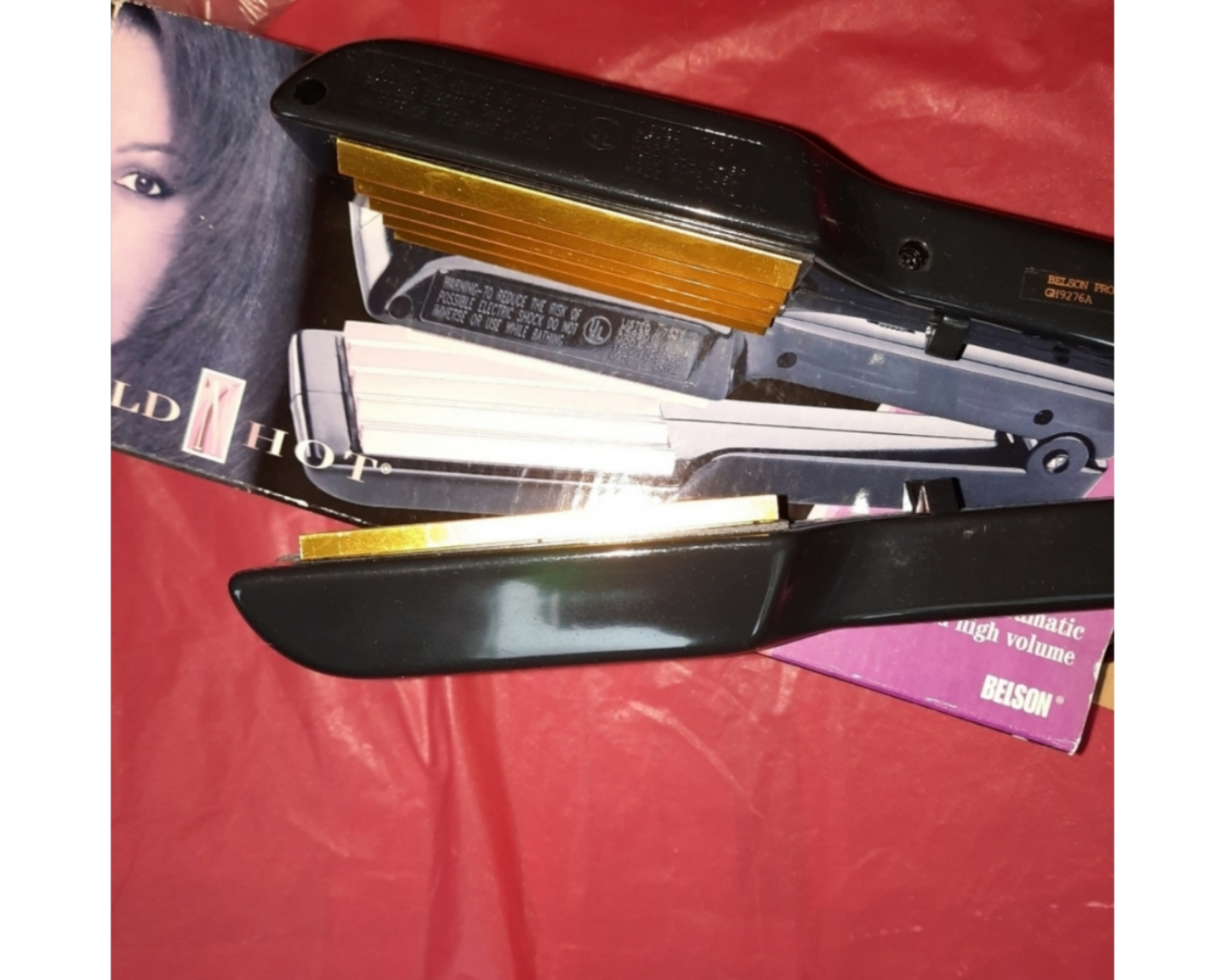 Belson Professional Crimping Iron - Gold Hot - photo 2
