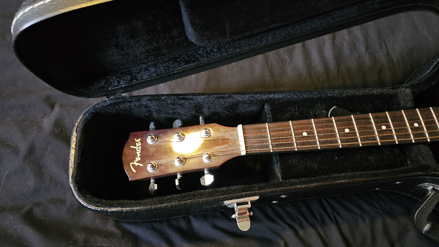 Fender CD-60 SBST Acoustic Guitar with Case - photo 4
