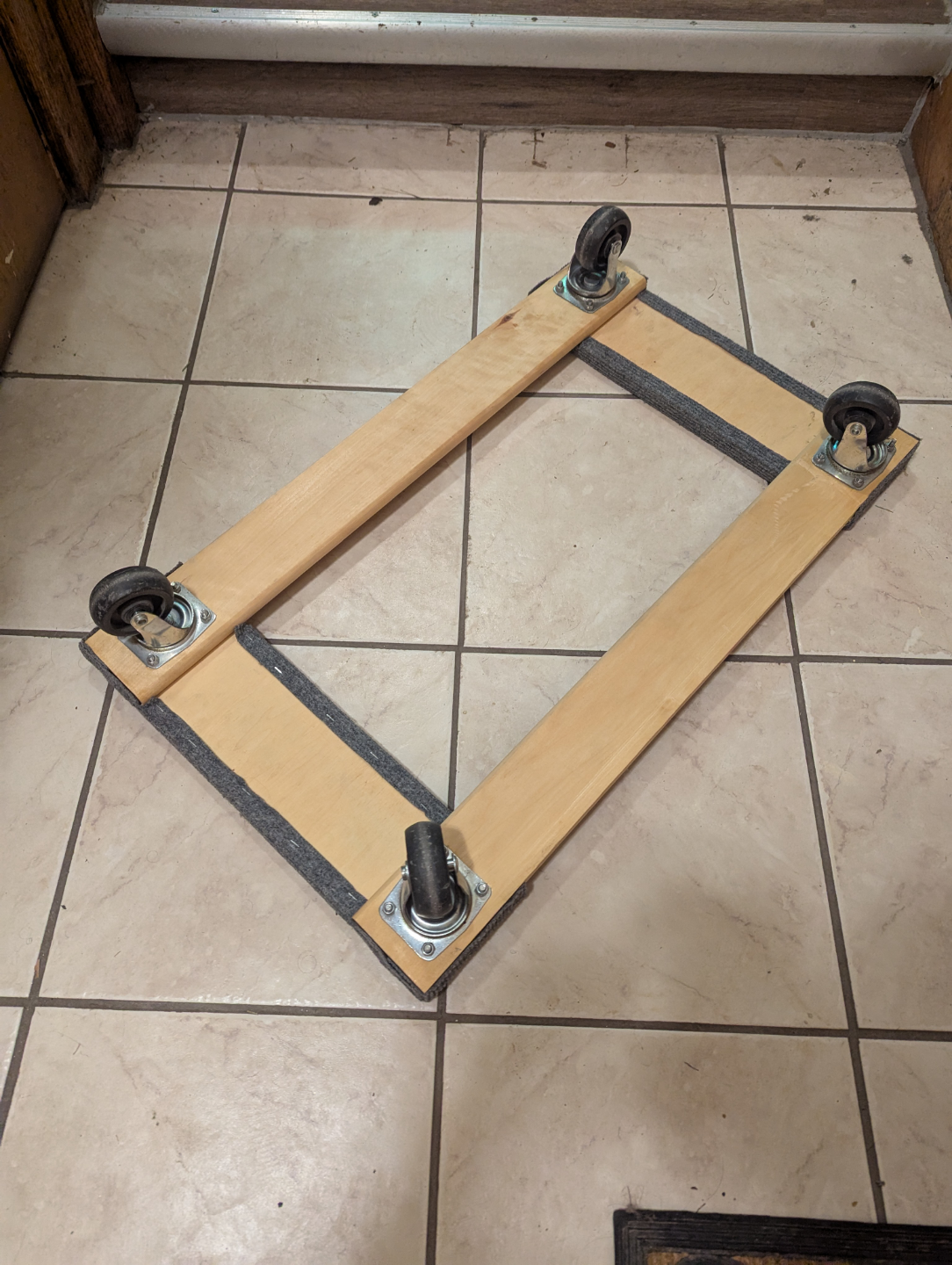 Hurricane Furniture Dolly - Wood Moving Cart with Wheels - photo 2