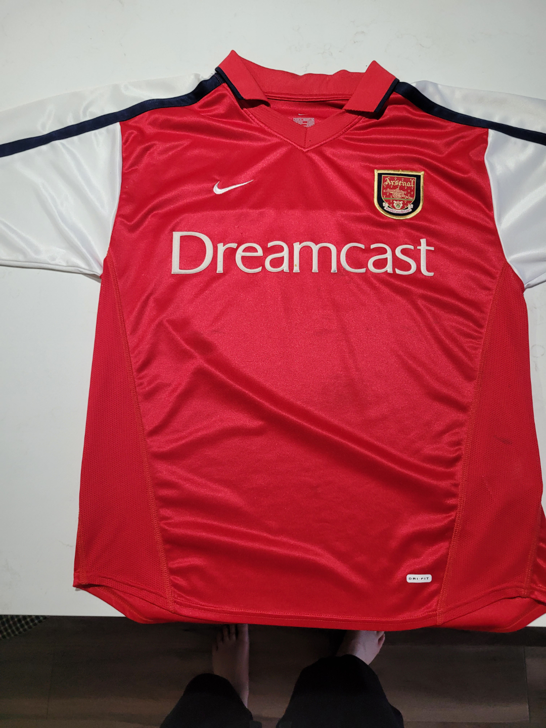 Arsenal Dreamcast 2002-2004 Nike Jersey - Size M