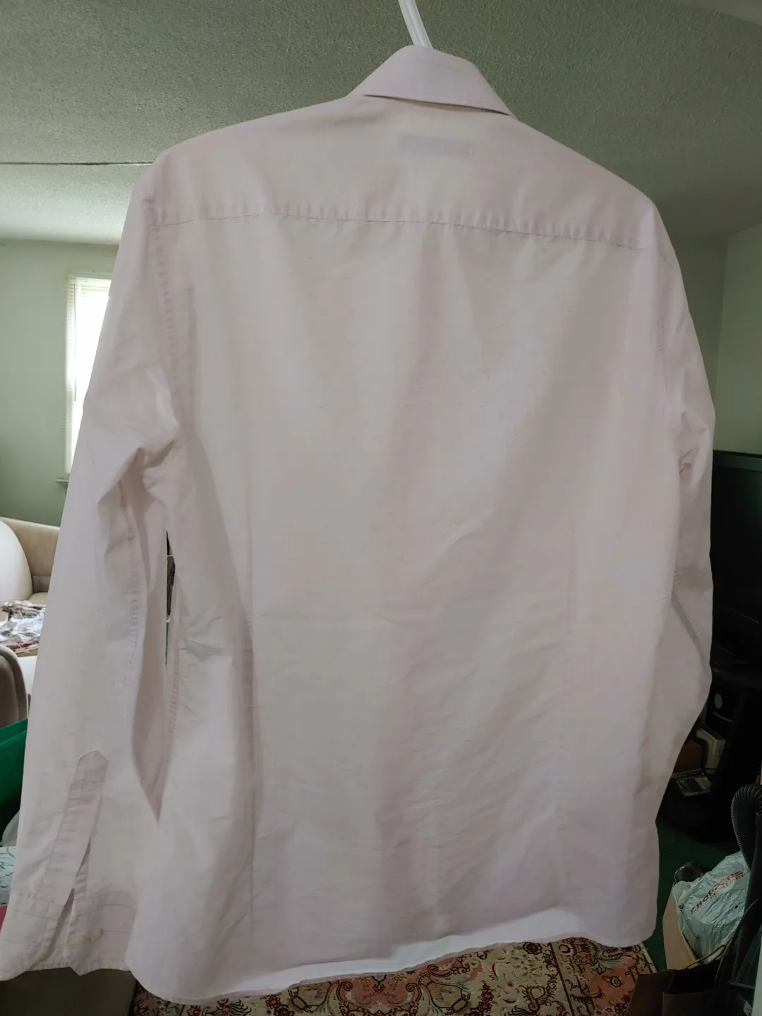 #freecycle Men's The Shirt's Studio White-Pinkish Dress Shirt image indicator(3)