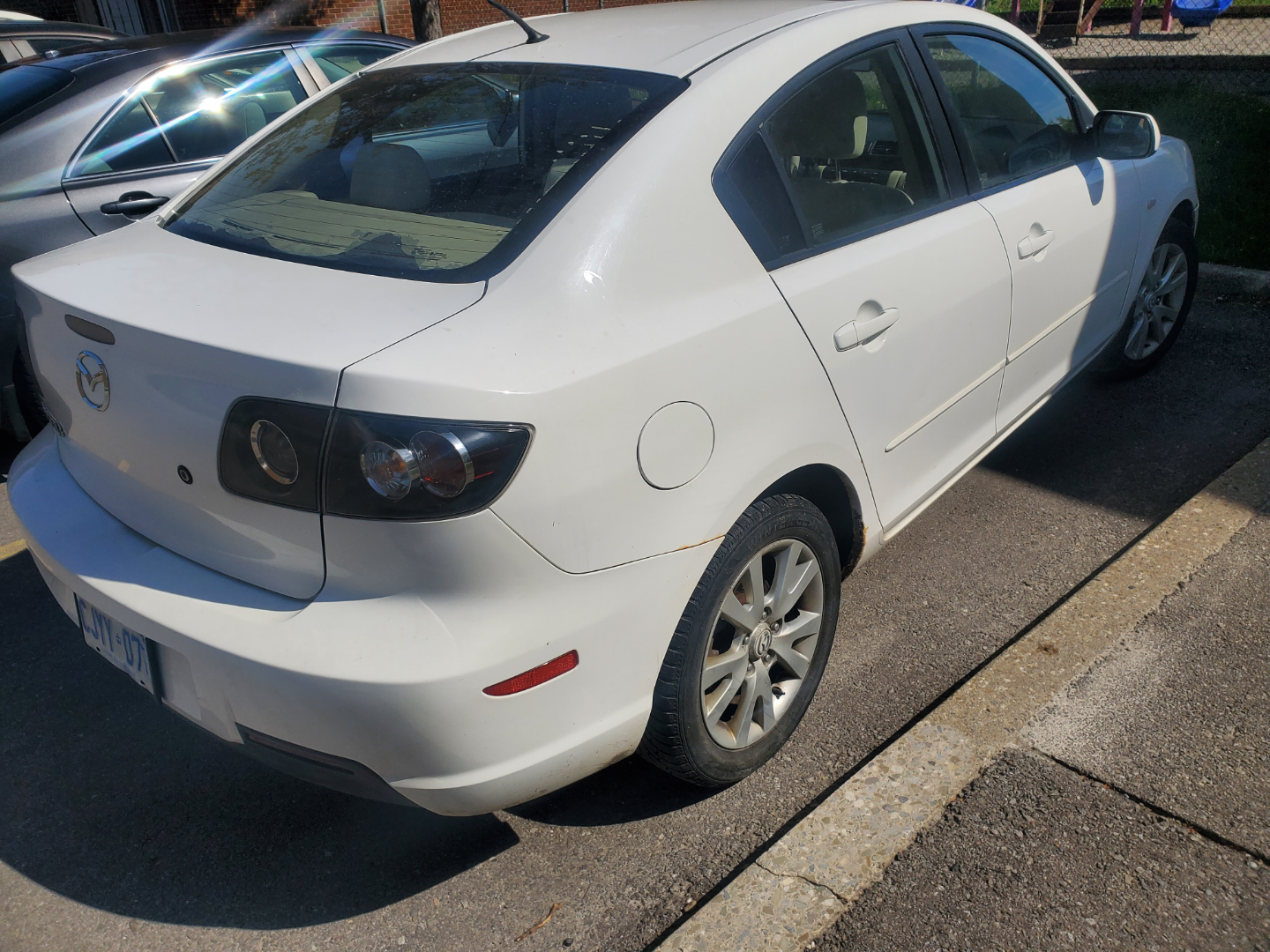 2008 Mazda3 - White Sedan - Great Condition - photo 2