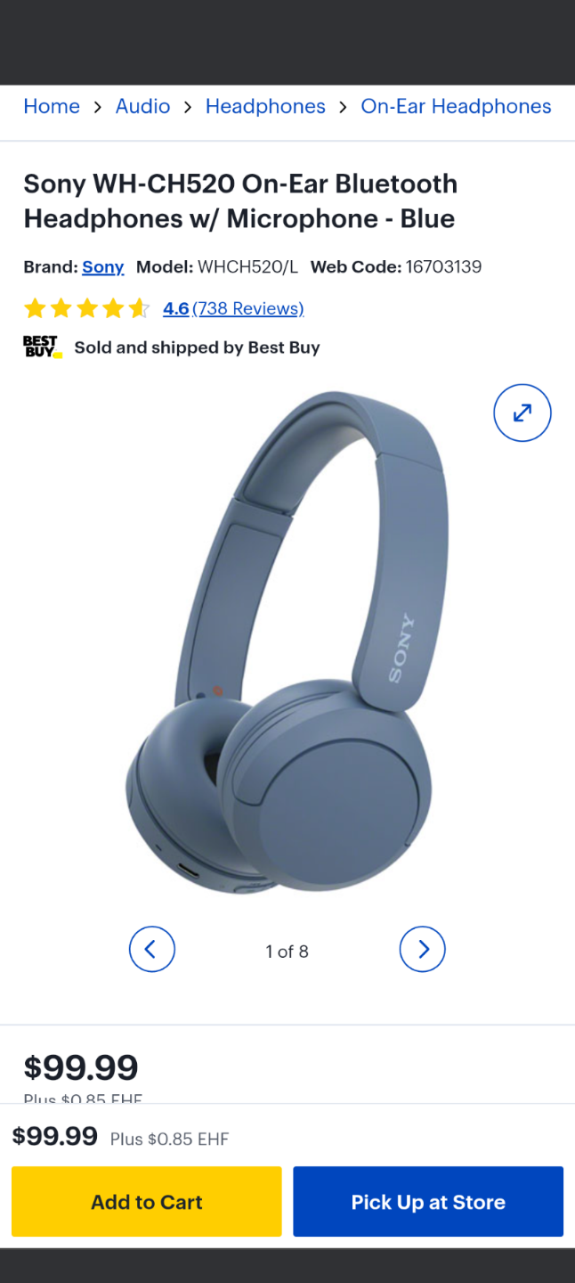 Sony Bluetooth Headphones - photo 3