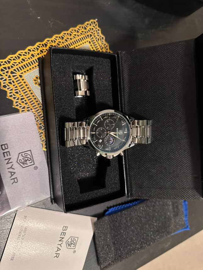 Mens Chain Watch - photo 3