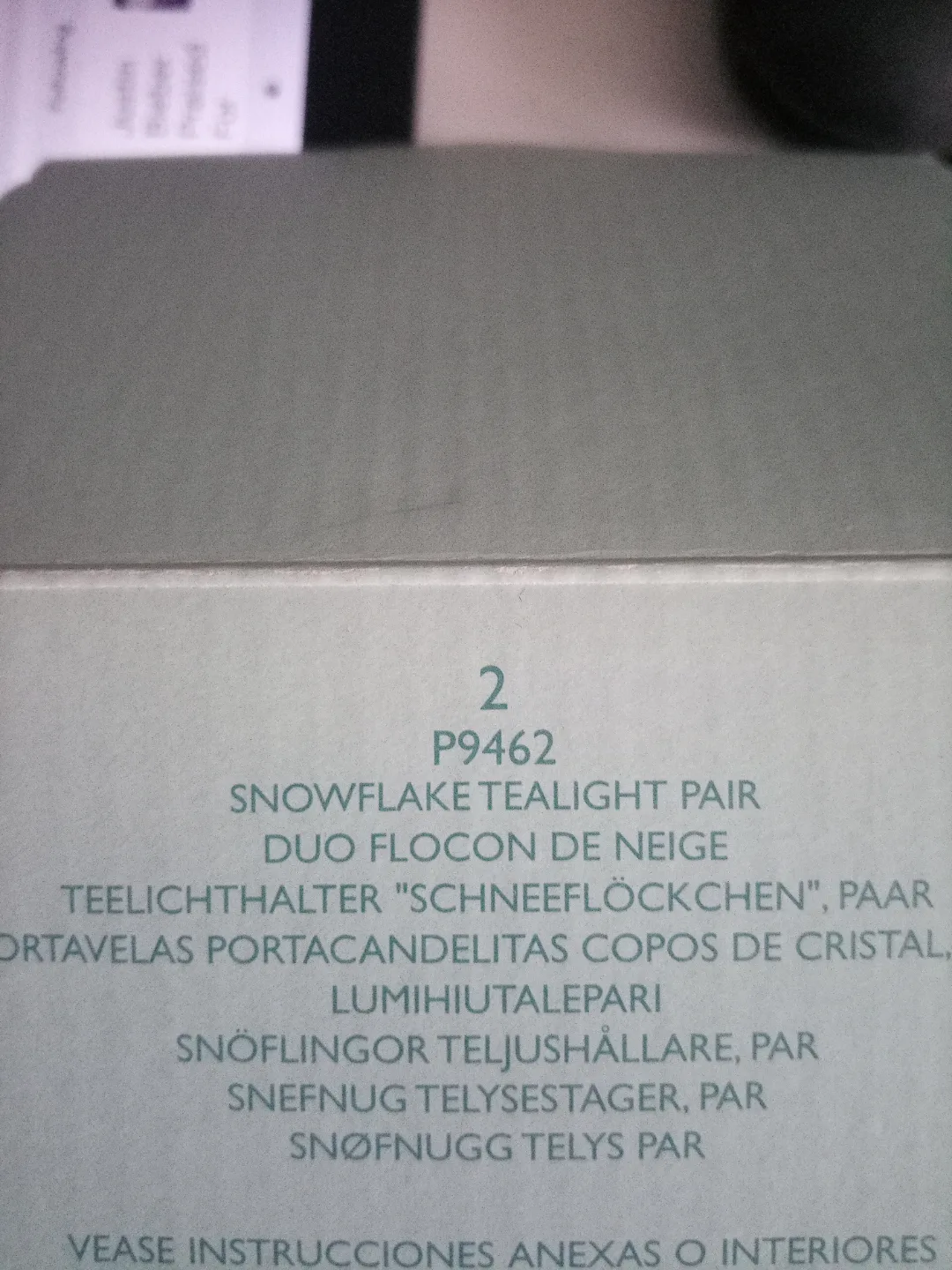 PartyLite Snowflake Tealight Holders (Pair) image indicator(4)