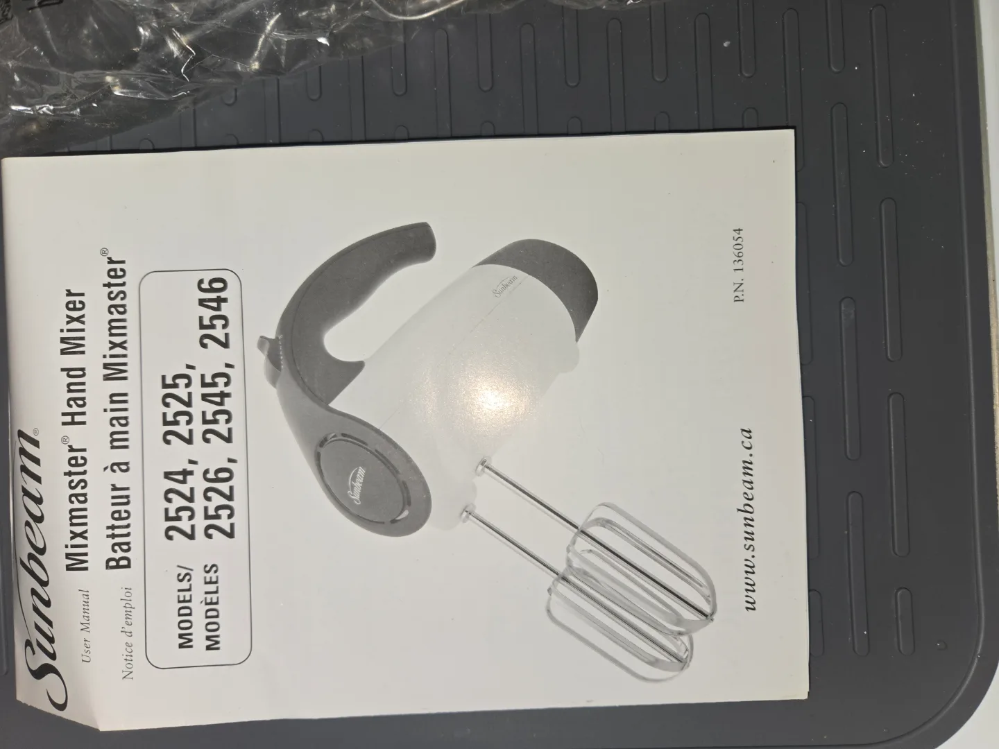 Sunbeam Mixmaster Hand Mixer image indicator(5)