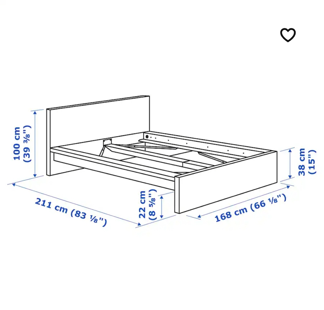 MOVING OUT SALE - IKEA MALM White Queen Bed Frame w Storage - photo 4