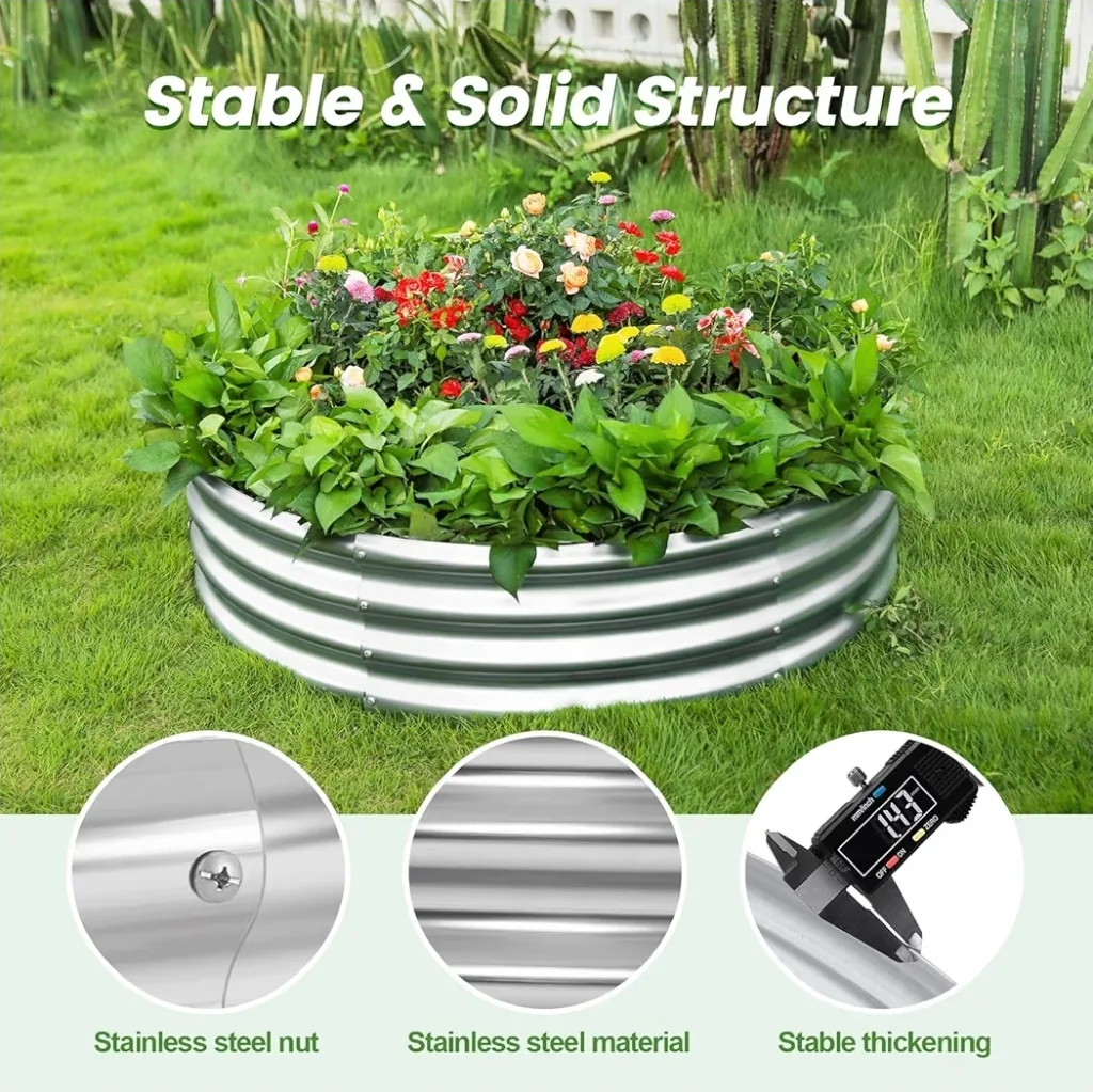 24" Diameter Raised Garden Bed thumbnail