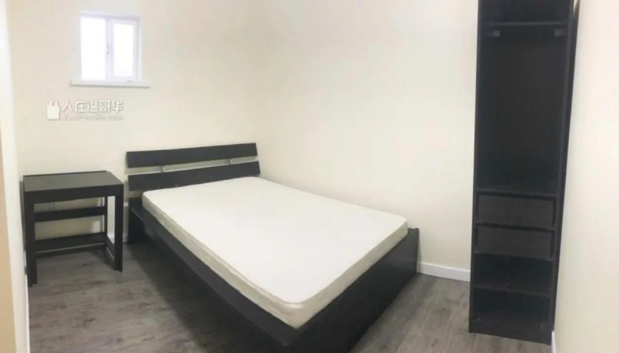 Double size bed frame with mattress