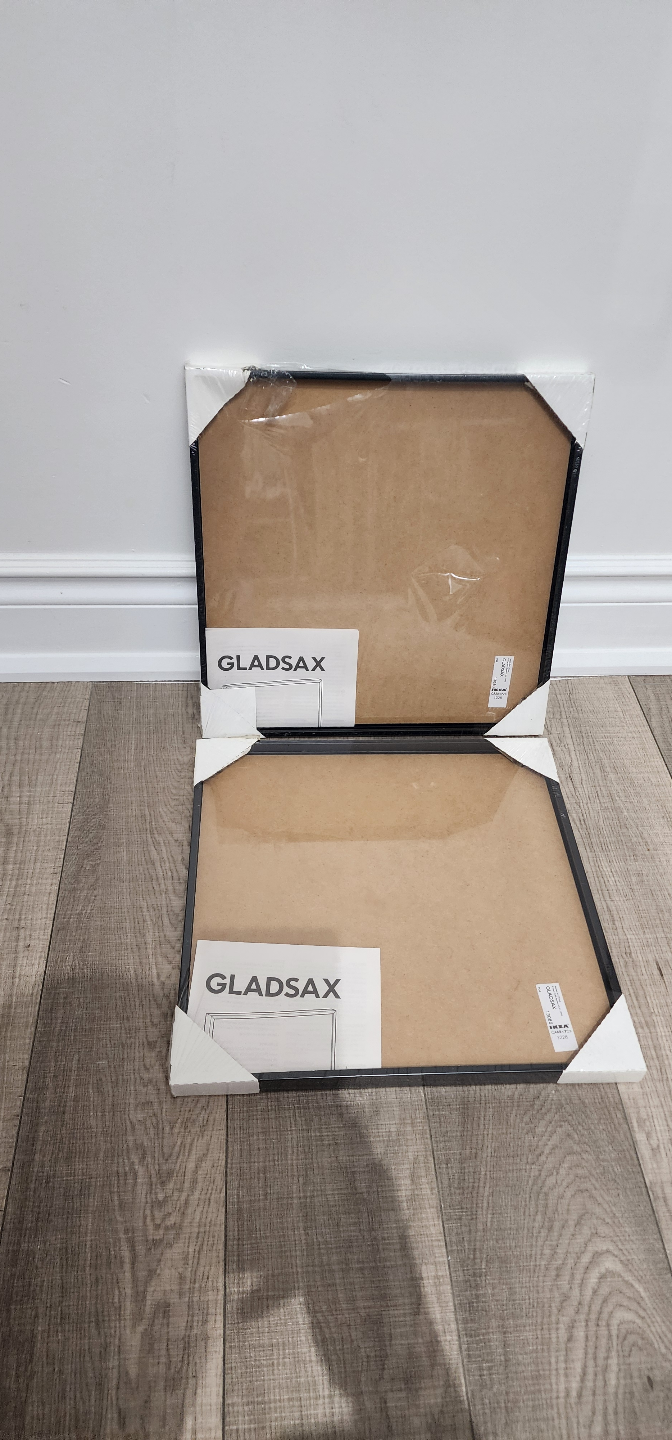 Two IKEA GLADSAX Black Picture Frames - photo 5