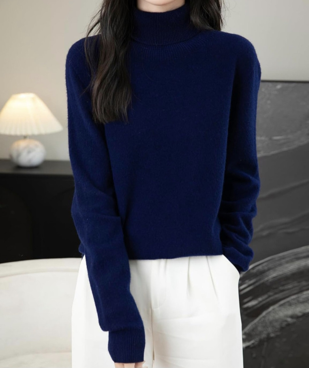 Chanyarn Women's Merino Wool Sweater-Size L - photo 2