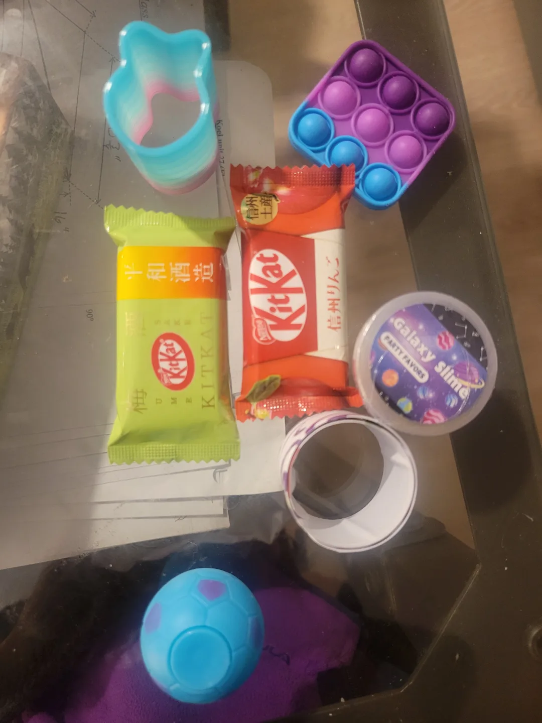 Japanese kitkat and kids toys #freecycle thumbnail