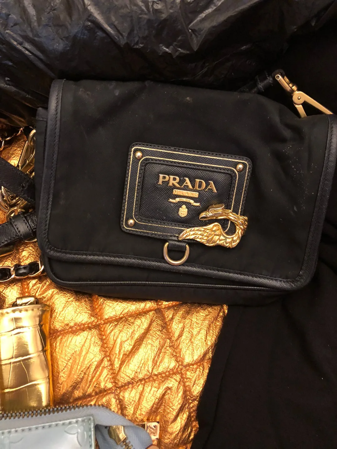 Prada Black Nylon  Bag thumbnail