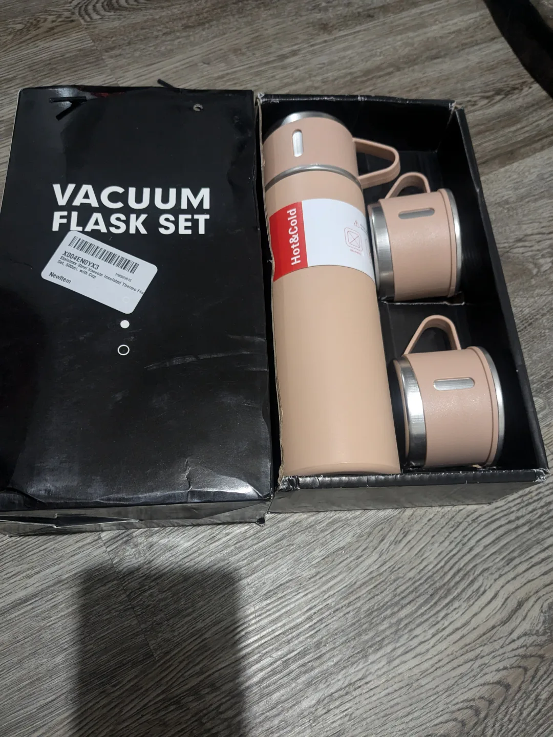 Hot&cold Vacuum Flask Set - Blush Pink thumbnail