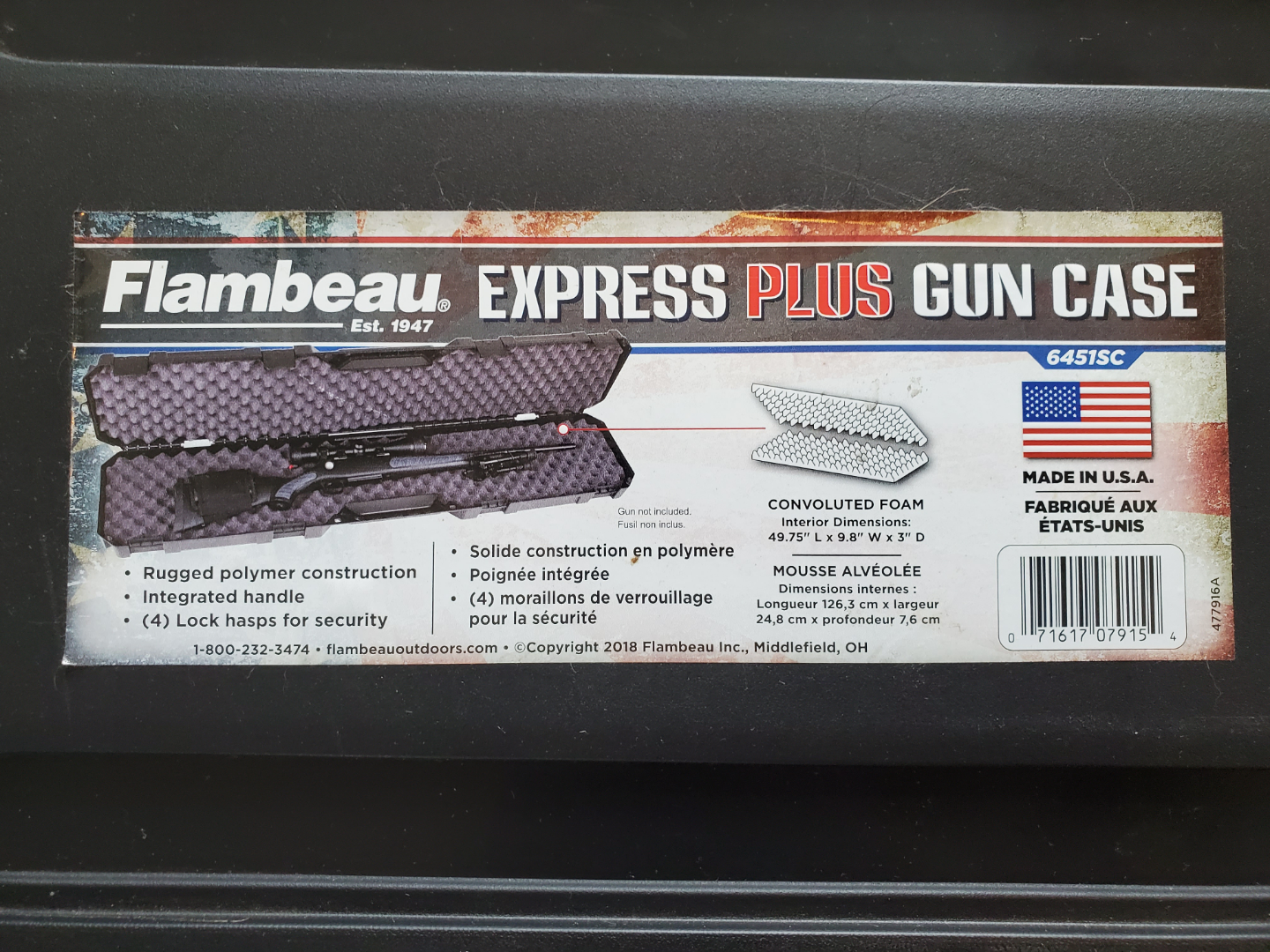 Flambeau 50" Gun Case - photo 3