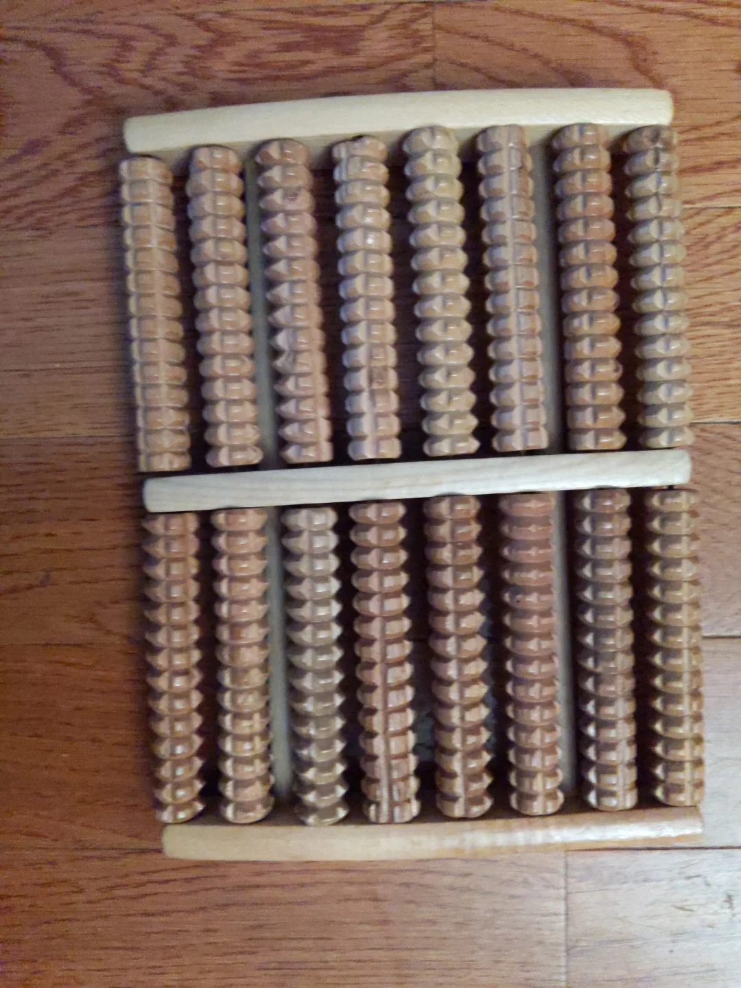 Wooden Foot Roller Massage Tool 💙 image indicator(2)