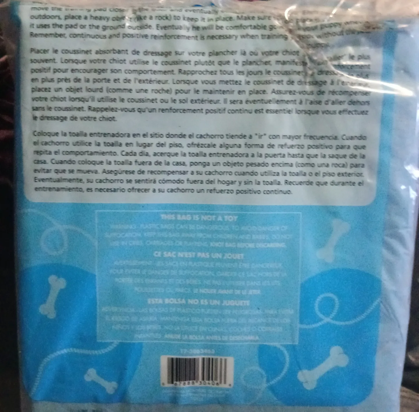 #freecycle Top Paw Activated Carbon Puppy Training Pads 49 pads image indicator(5)