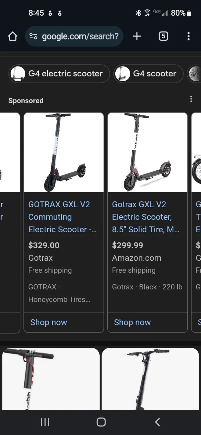 GO TRAX GXL V2 Electric Scooter image indicator(8)