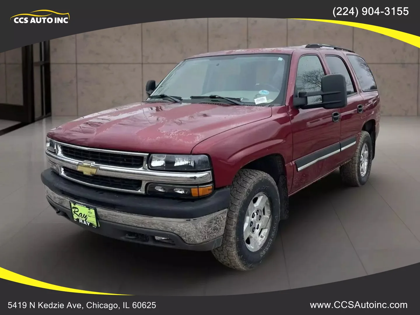 2004 Chevrolet Tahoe - Red SUV thumbnail