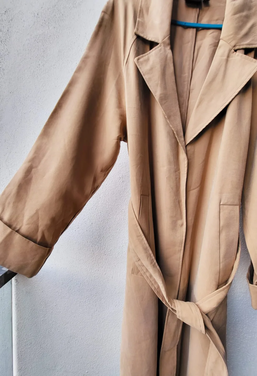 ❣️ Classic Trench Coat Oversized Minimalist Style - Small Medium image indicator(5)