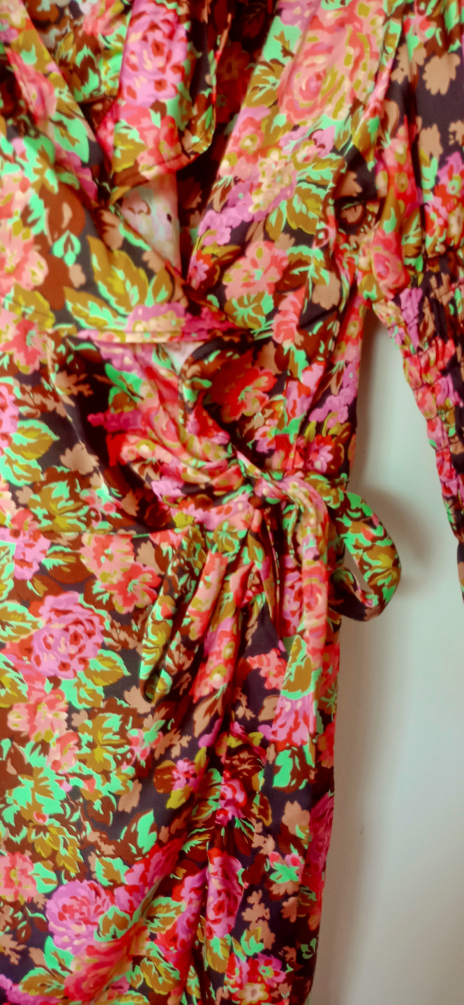 Topshop Floral Wrap Mini Dress - photo 2