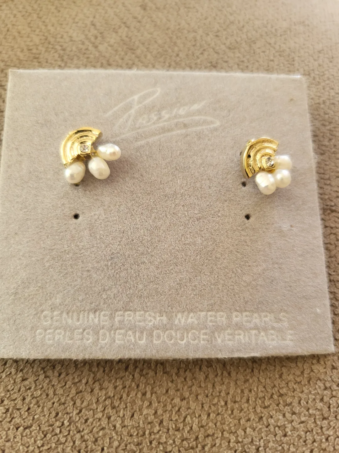 Ross-Simons Genuine Freshwater Pearl Earrings thumbnail