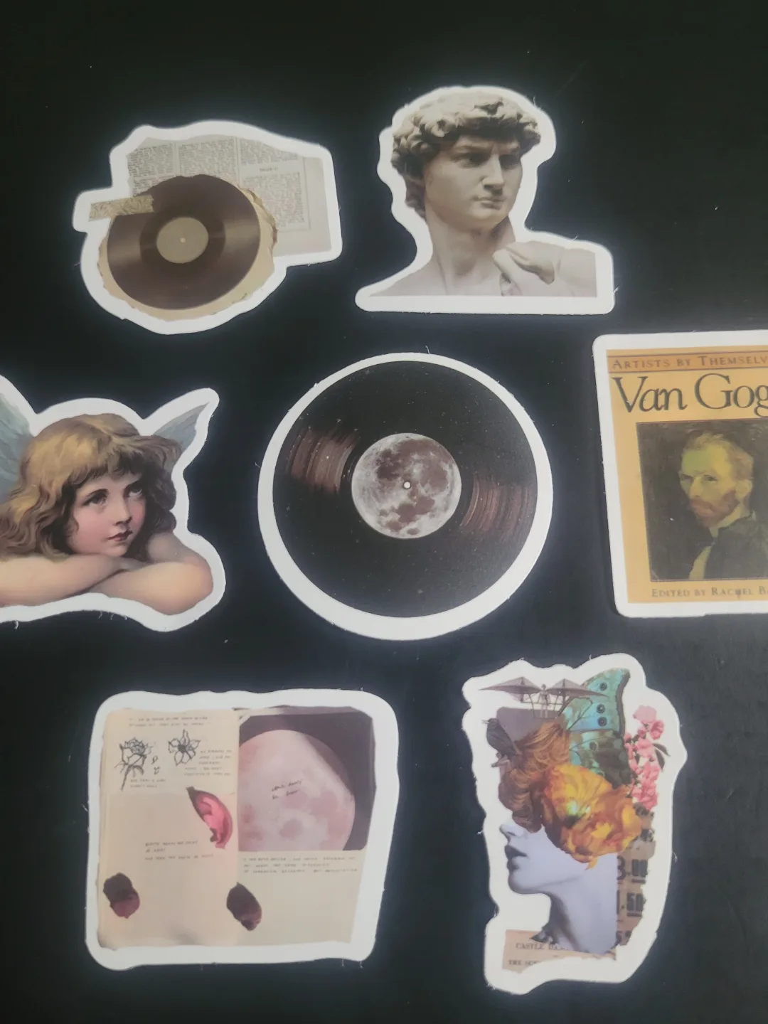 30 Aesthetic Stickers - Vintage, Journaling, Collage image indicator(2)