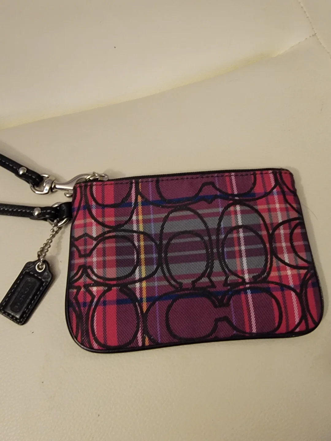 Coach Plaid Wristlet image indicator(2)