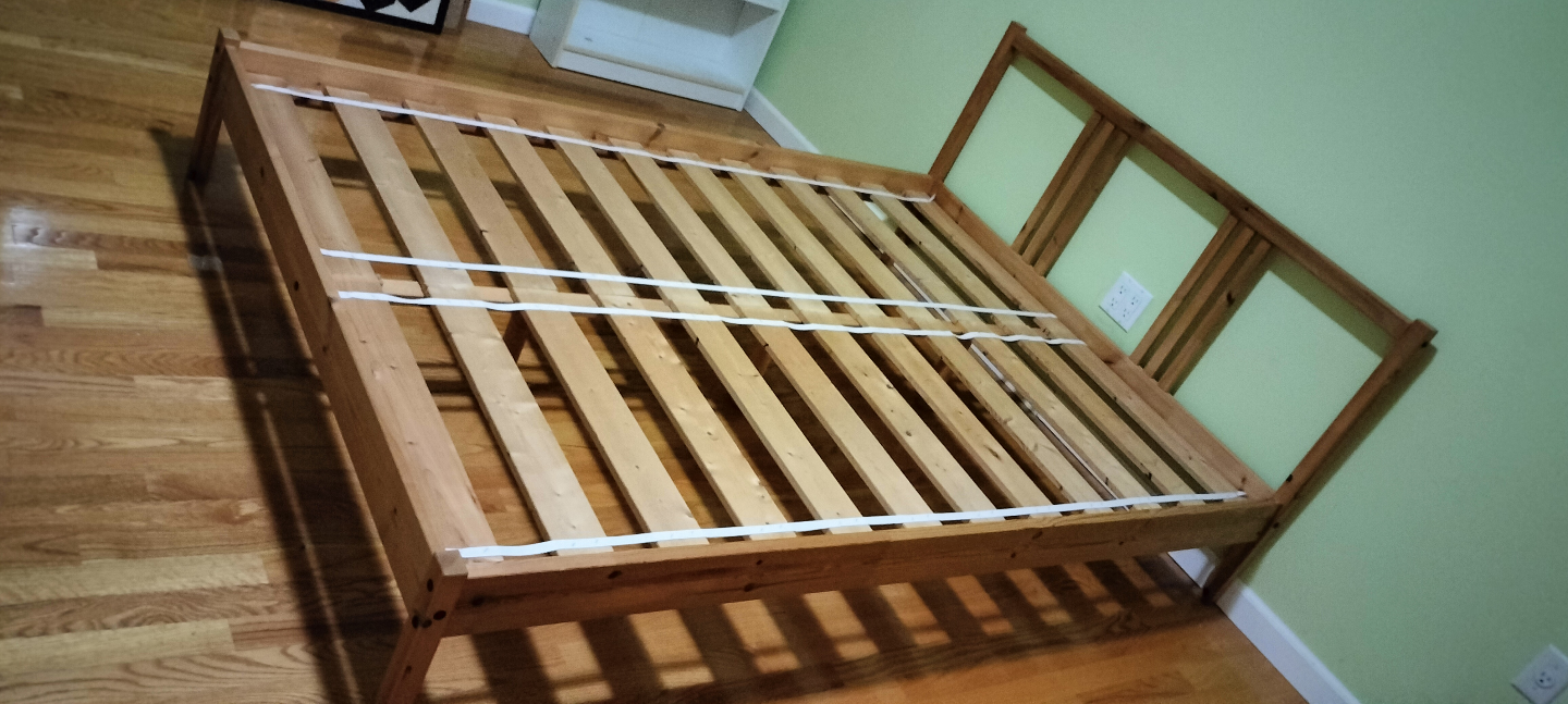 Solid  Wood Full Size Bed Frame