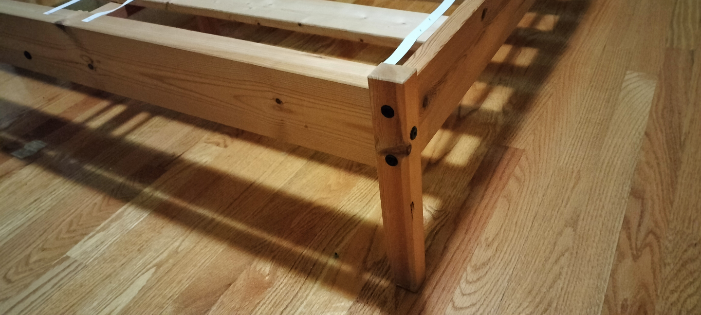 Solid  Wood Full Size Bed Frame - photo 3