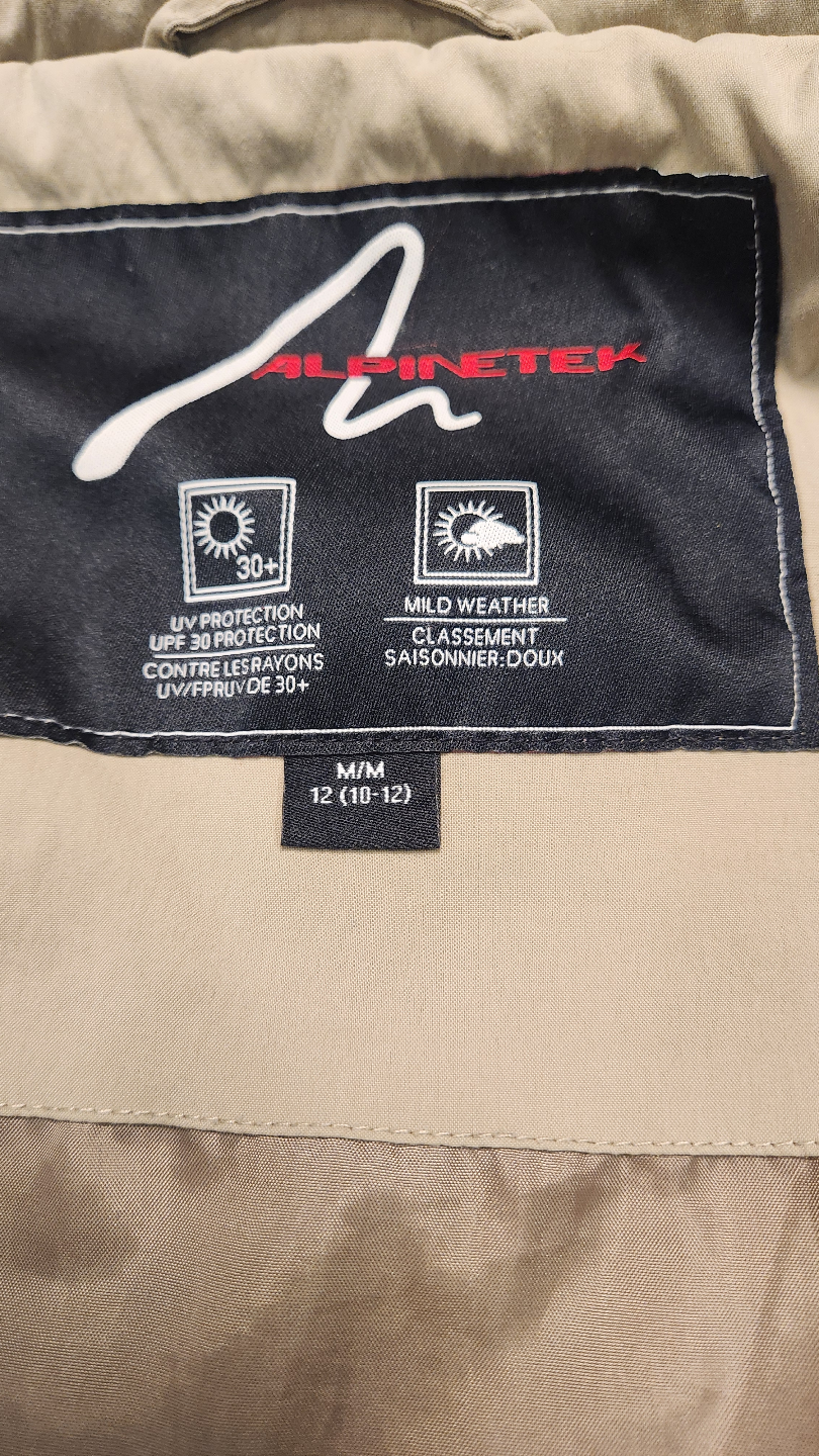 Alpinetek Women's Size M Beige Lightweight Jacket - photo 4