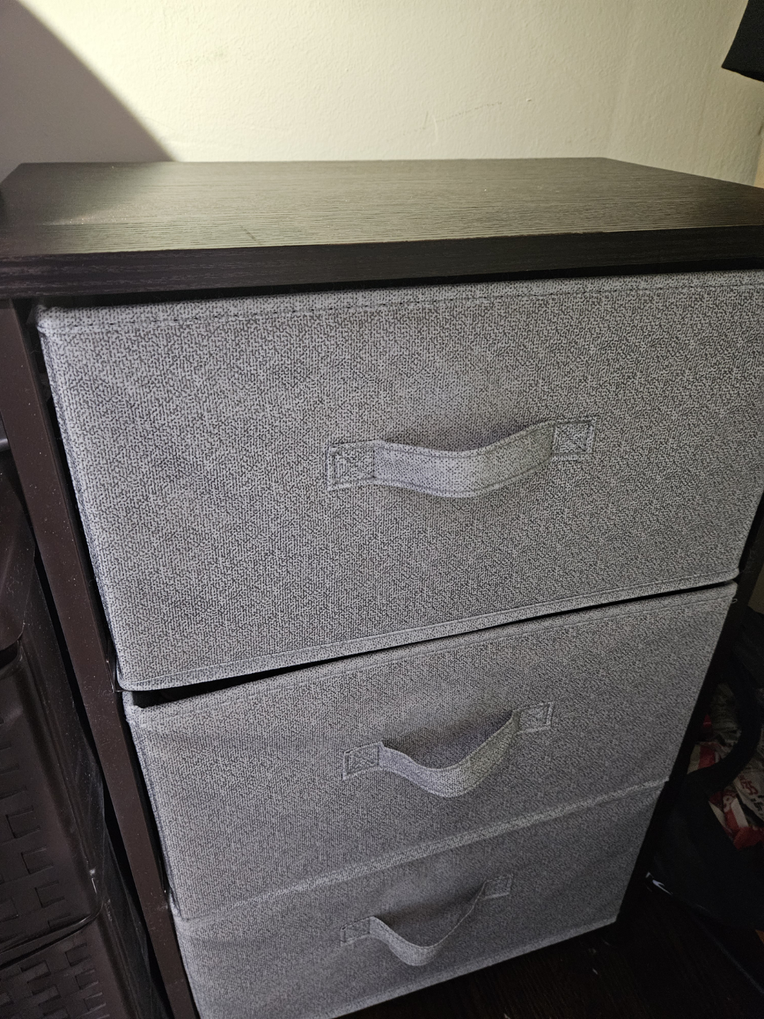 Three-Drawer Fabric Storage Unit - photo 2