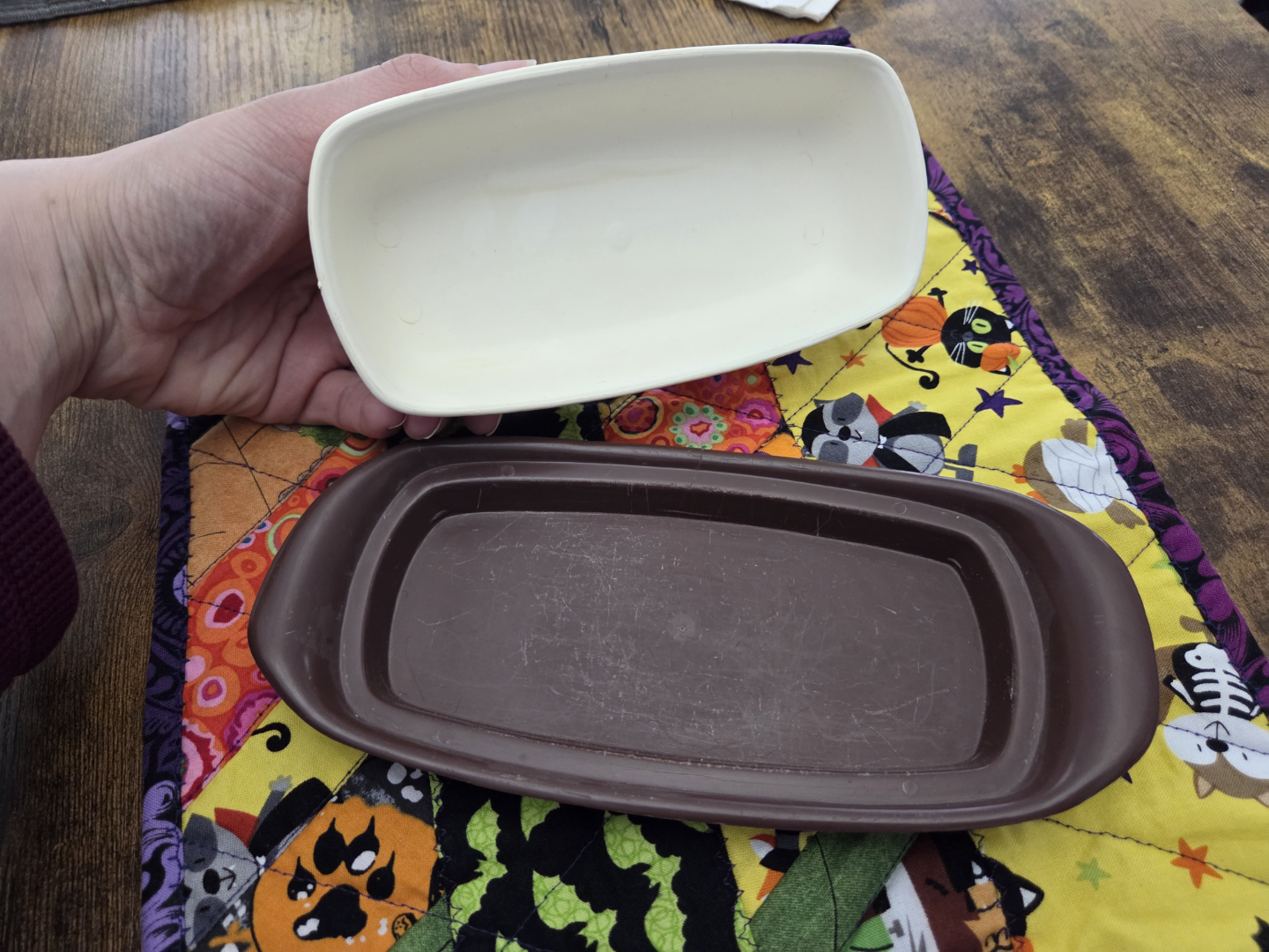 Vintage Butter Dish with Lid - photo 3