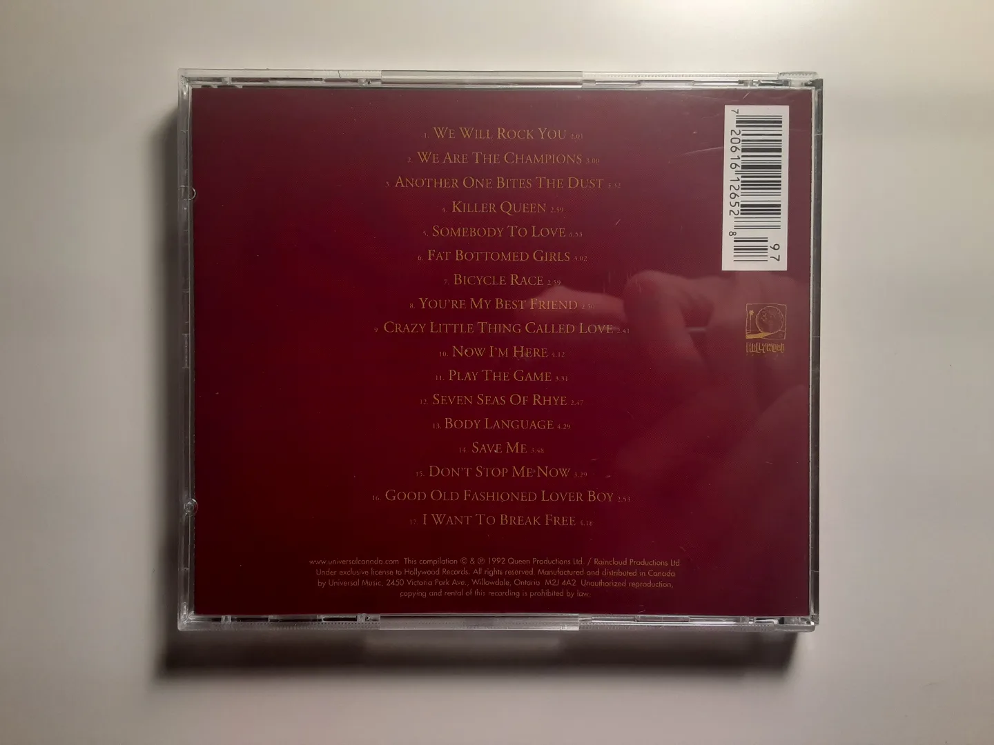 Queen - Greatest Hits | CD image indicator(3)