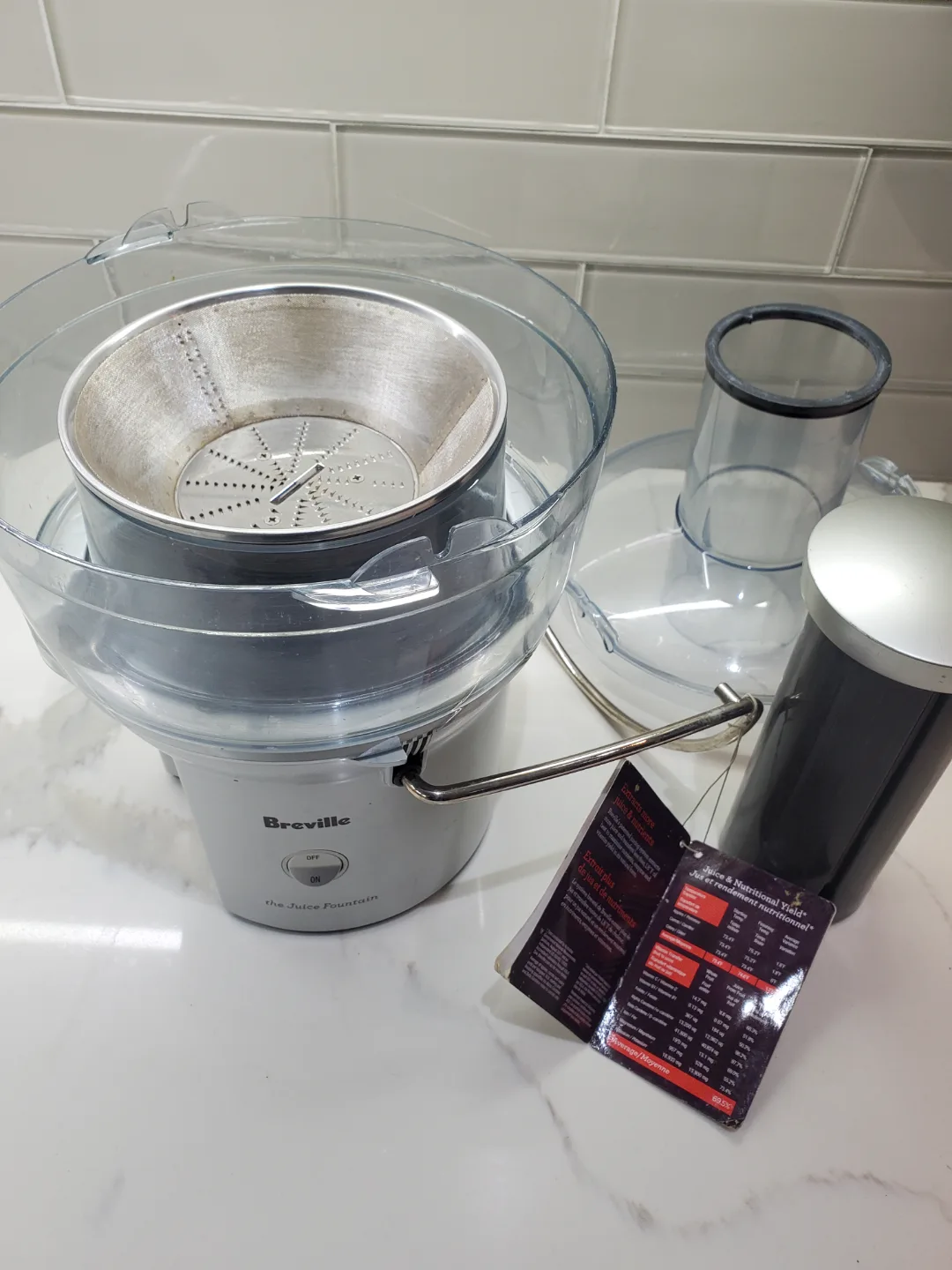 Breville Juice Fountain Plus Juicer - Model BJE200XL image indicator(5)