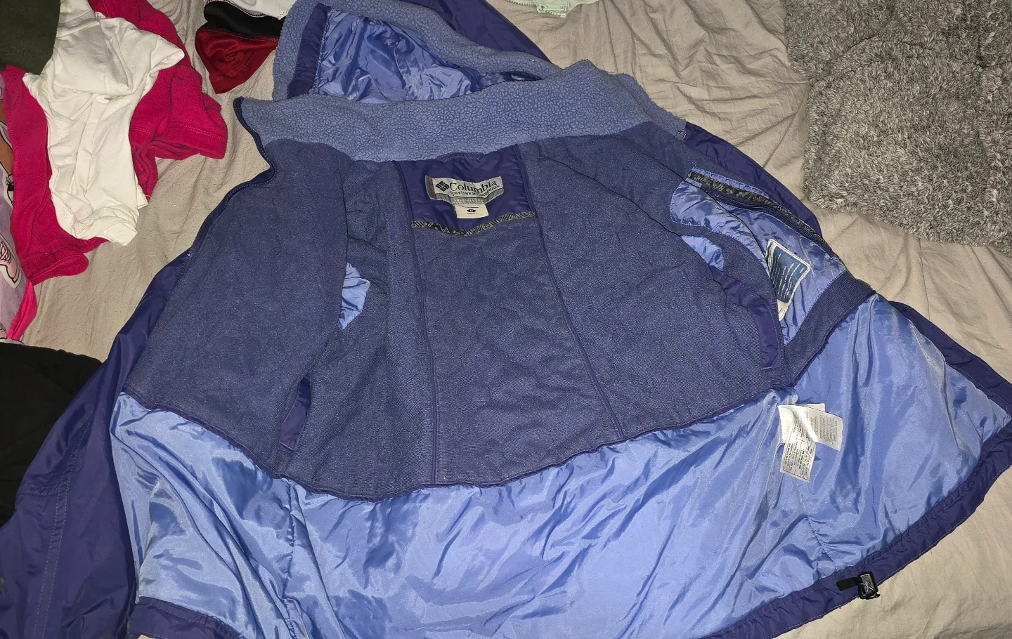 Columbia Girls'Purple Ski Jacket thumbnail