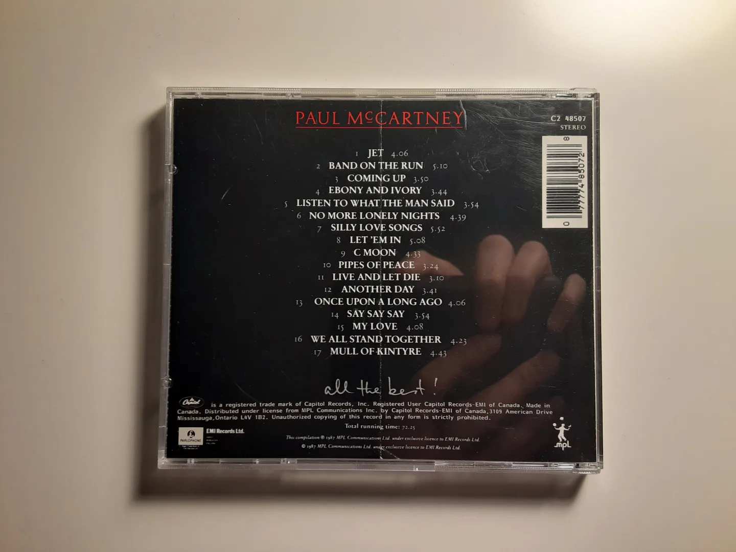 Paul McCartney - All The Best! | CD image indicator(3)