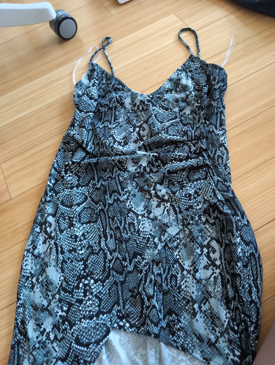 Hollywood Snakeskin Mini Dress Size L thumbnail