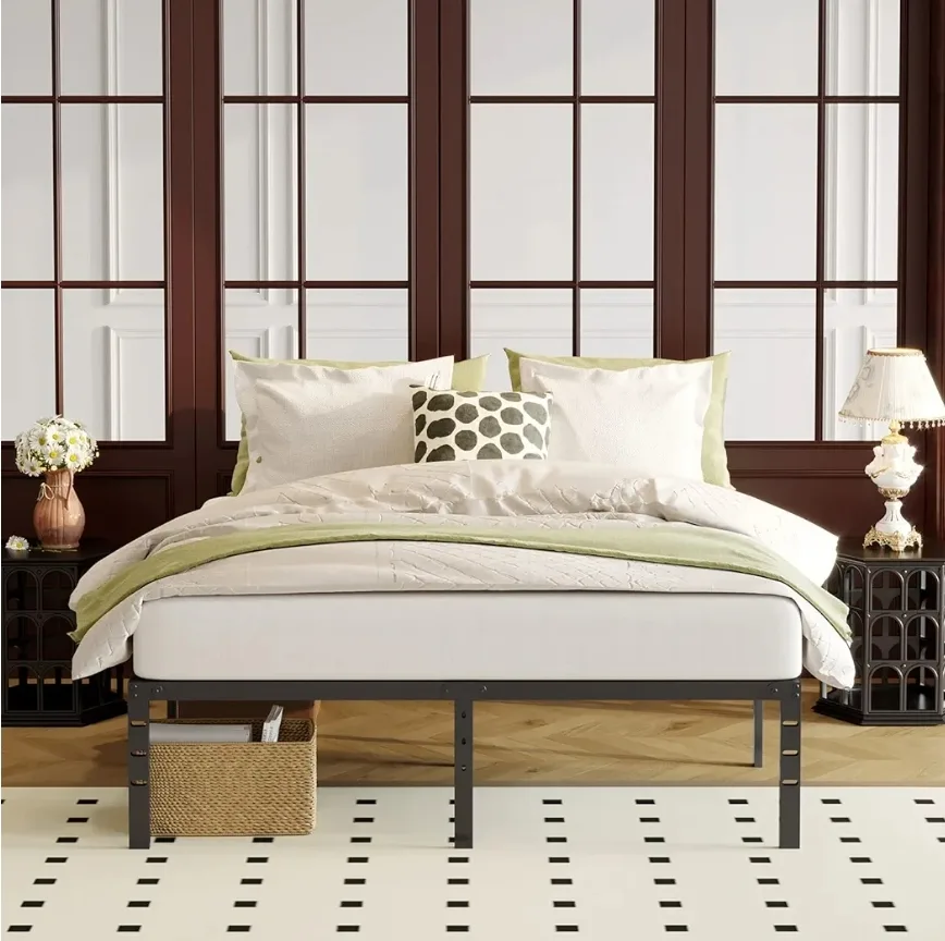 Queen Size Metal Platform Bed Frame thumbnail