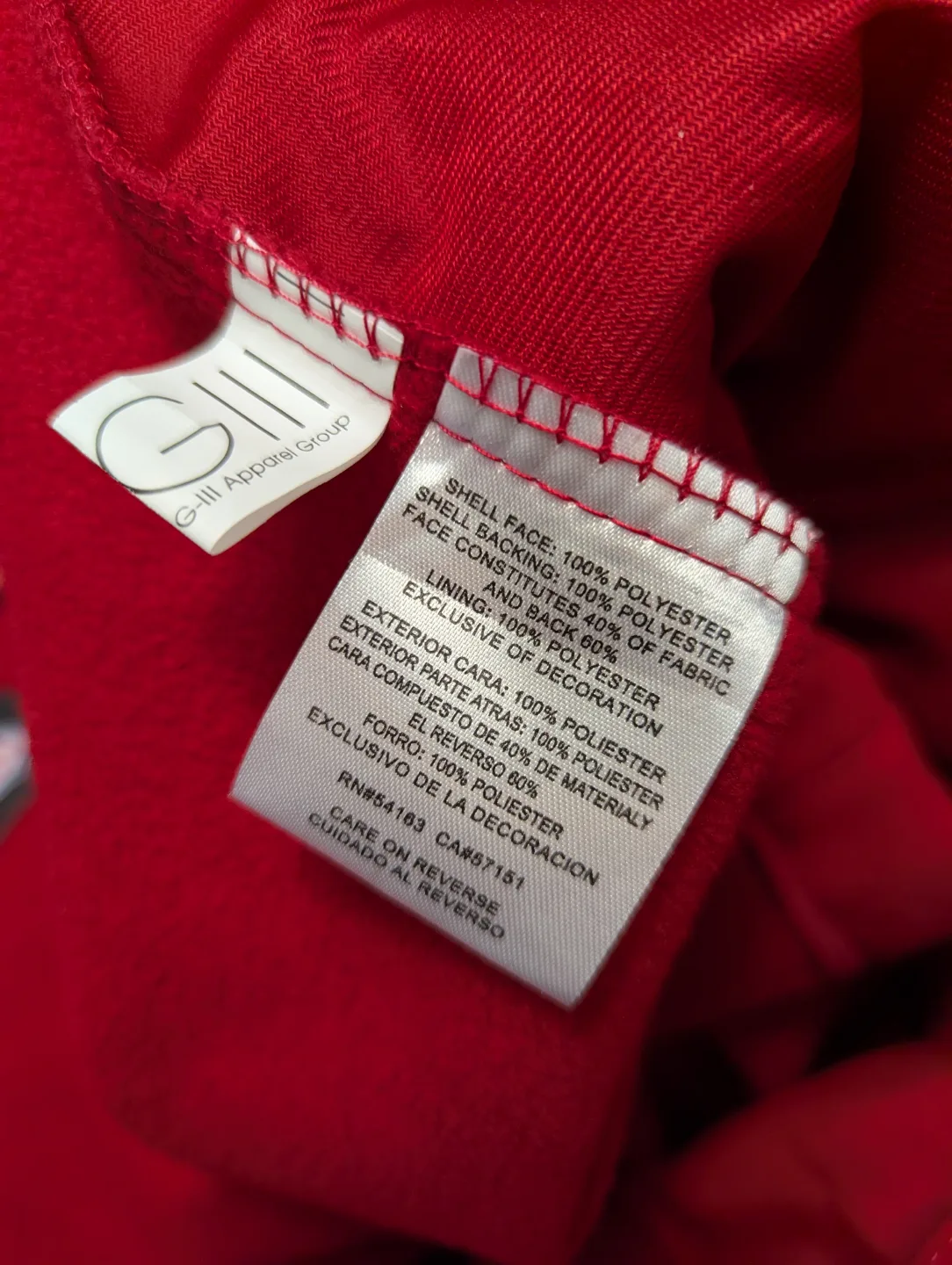 NEW with tags MENS LARGE San Francisco 49ers NFL football jacket image indicator(9)