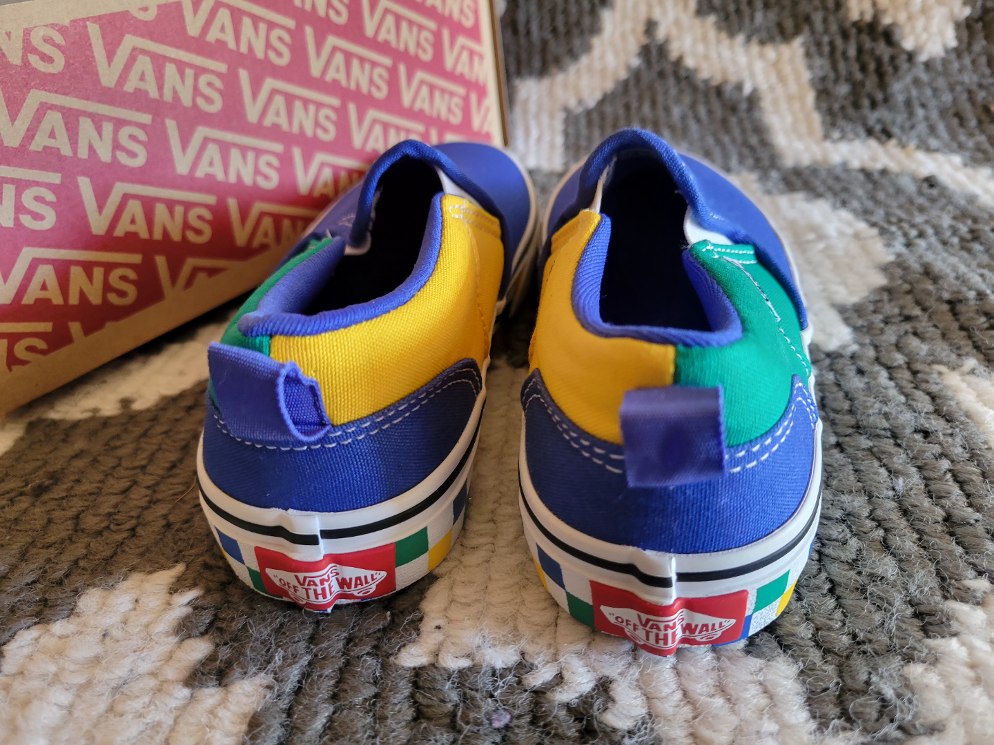 Brand New Vans Asher Toddler Slip-On Sneakers - Size 2 - photo 2