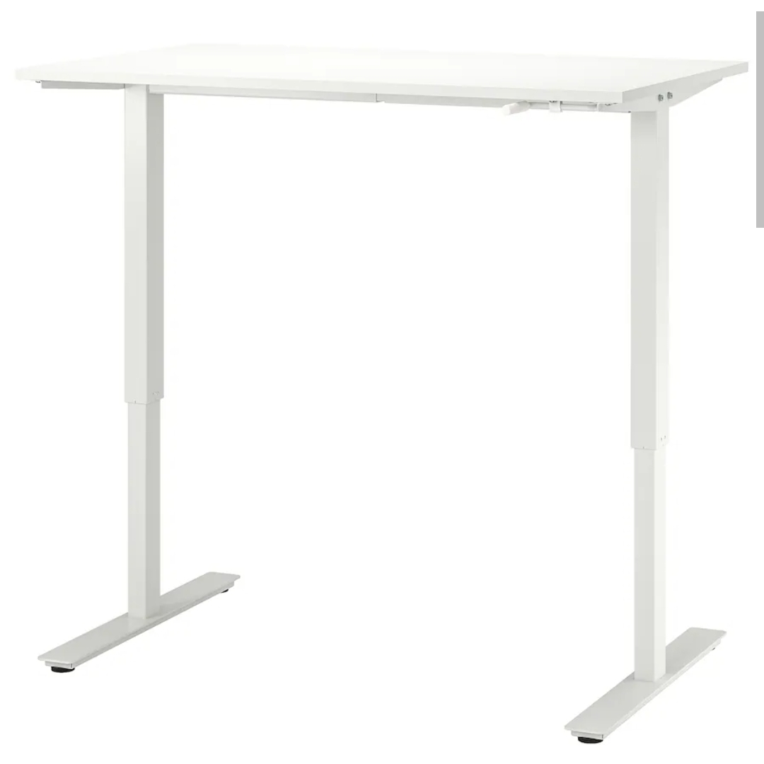 IKEA TROTTEN Electric Standing Desk White