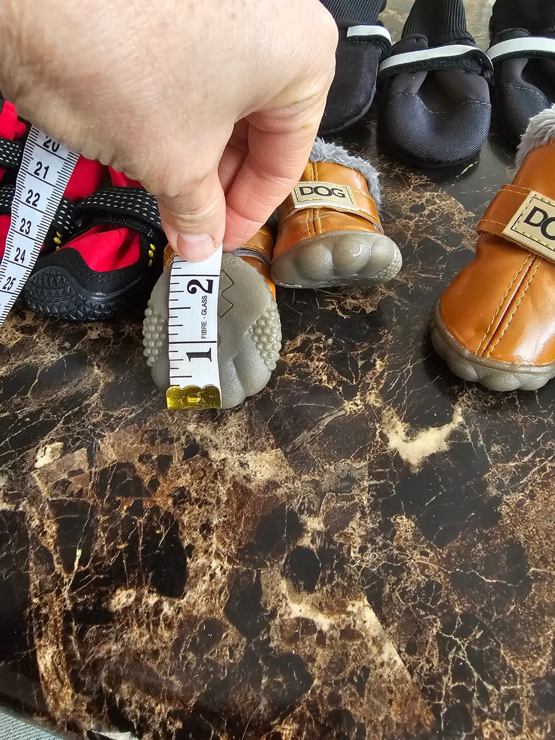 (New) Dog Boots size in pictures (price between $15 to $25) image indicator(8)