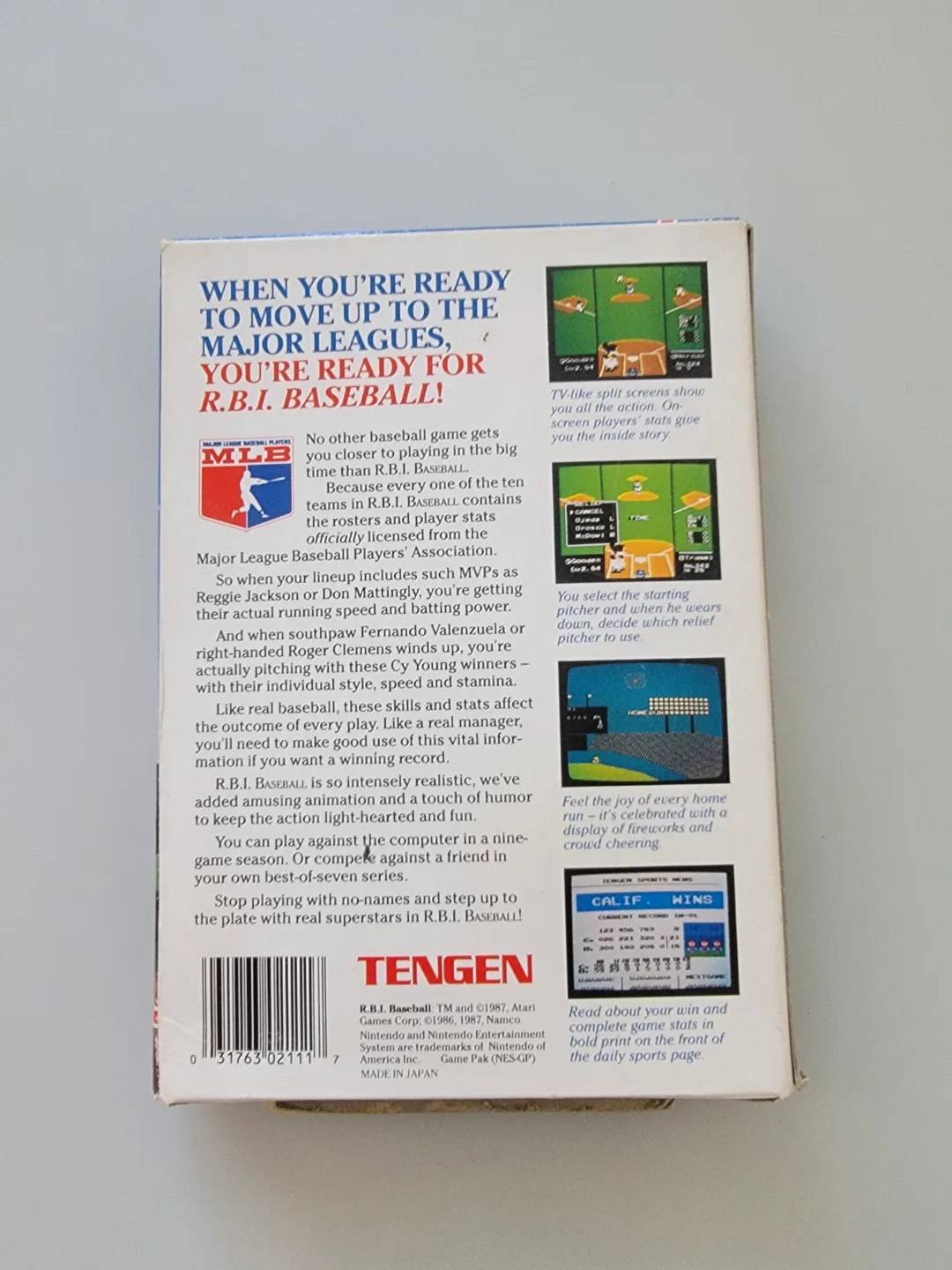 RBI Baseball Nintendo NES Game - Complete in Box image indicator(2)