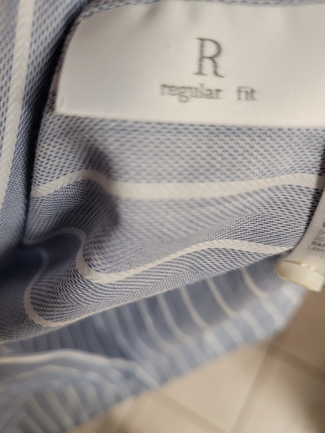 Ermenegildo Zegna Men's Regular Fit Blue Striped Dress Shirt - photo 5