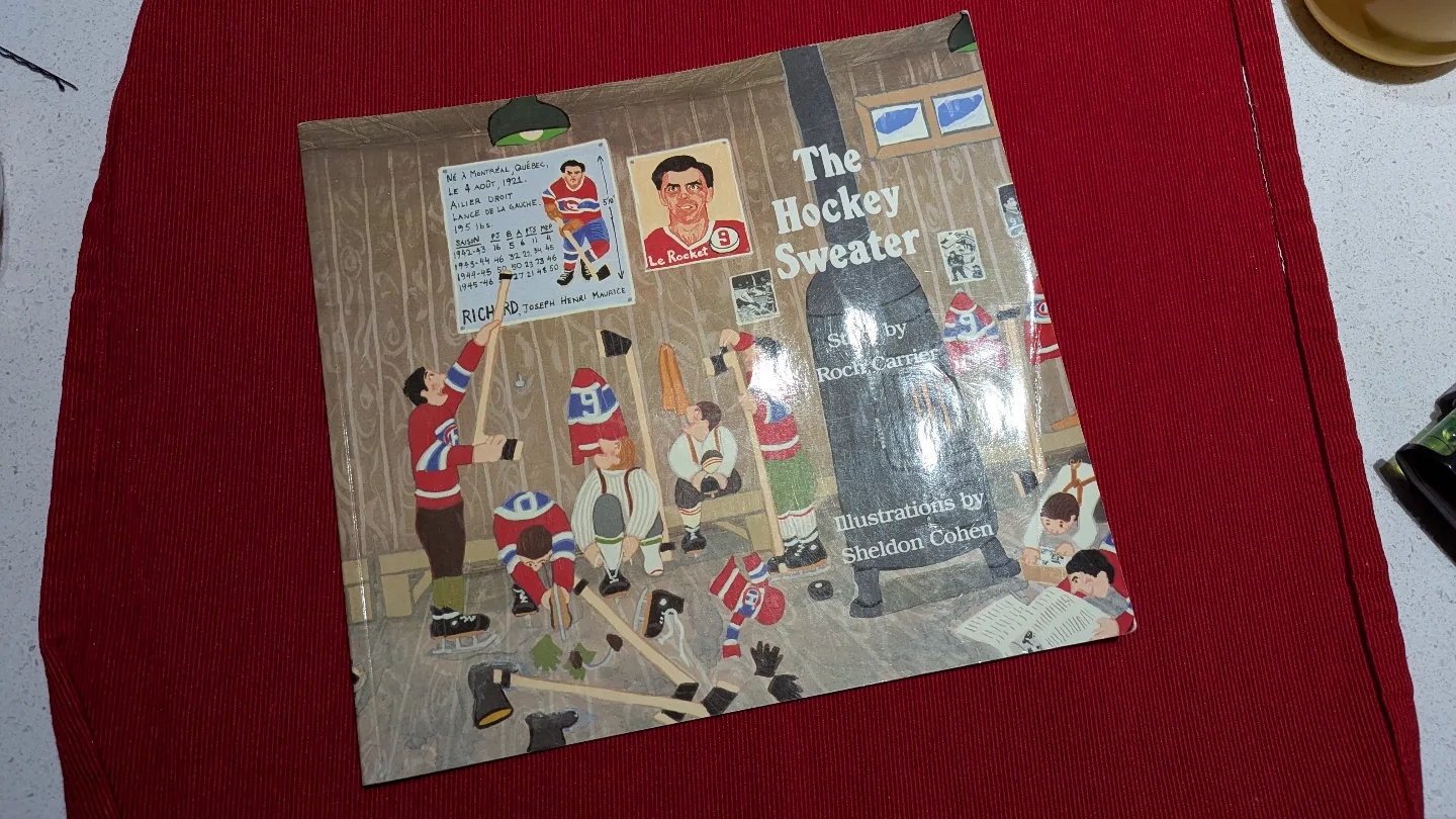 The Hockey Sweater picture book thumbnail